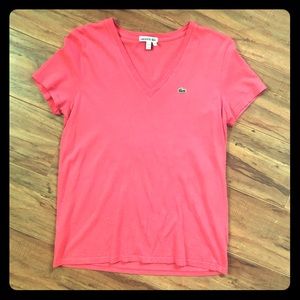 Lacoste Jersey V-Neck Tee
